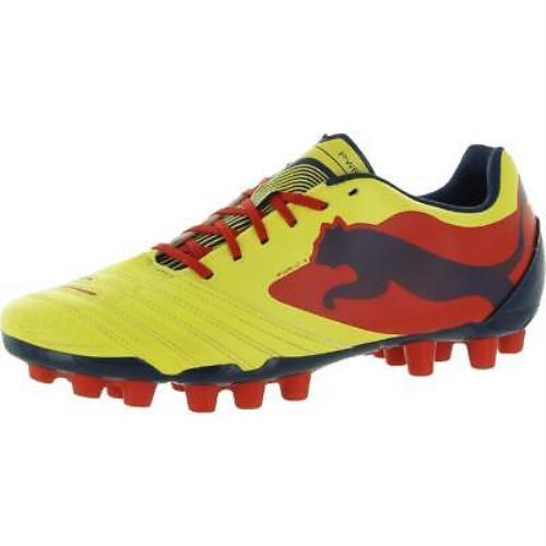 Puma Mens Power Cat 4AG Yellow Football Cleats Shoes 9 Medium D Bhfo 0406