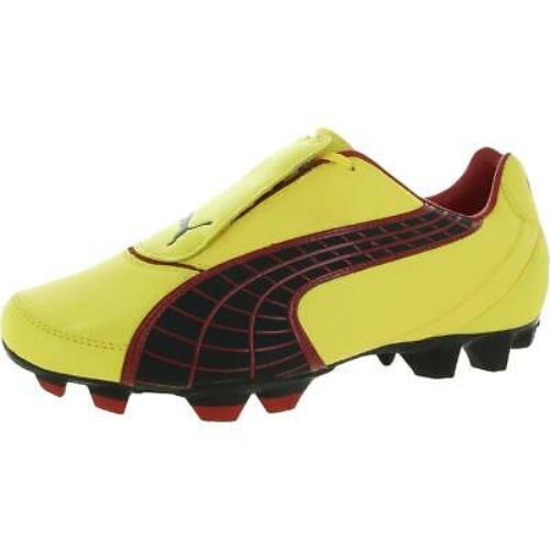 Puma Mens v3.10 i FG Yellow Leather Cleats Shoes 9 Medium D Bhfo 1129