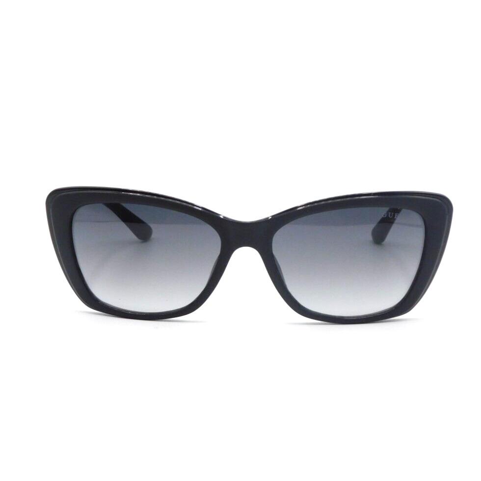 Guess GU7774 02B Matte Black Grey Cat Eye Women`s Sunglasses 55-16-140