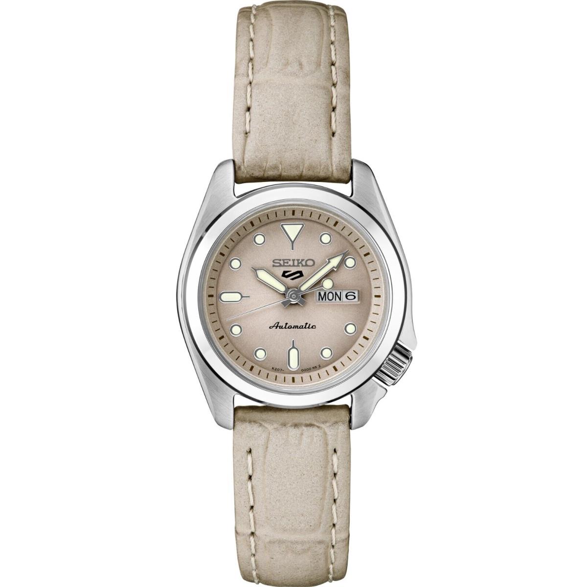Seiko 5 Sports Collection SRE005 Beige Women`s Automatic Watch