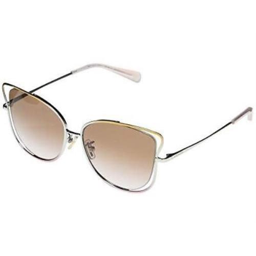 Coach L1108 HC7106 Sunglasses 933713-55 - Brown Rose Gradient HC7106-933713-55