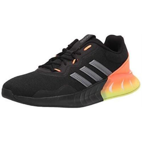 Adidas Men`s Kaptir Super Running Shoes Core Black/iron Metallic/grey Six 11.5