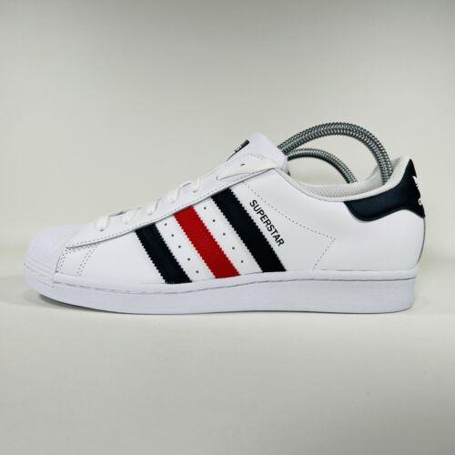 Adidas shoes Superstar - Cloud White / Scarlet / Cloud White 5