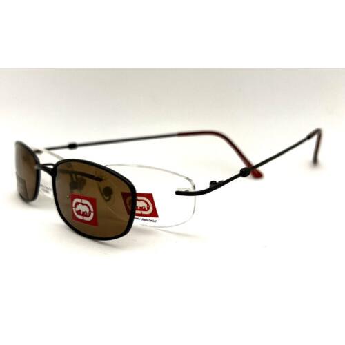 Marc Ecko Eyeglasses Polarized Clip 5051 Burgundy 49-18-143 W/generic Case