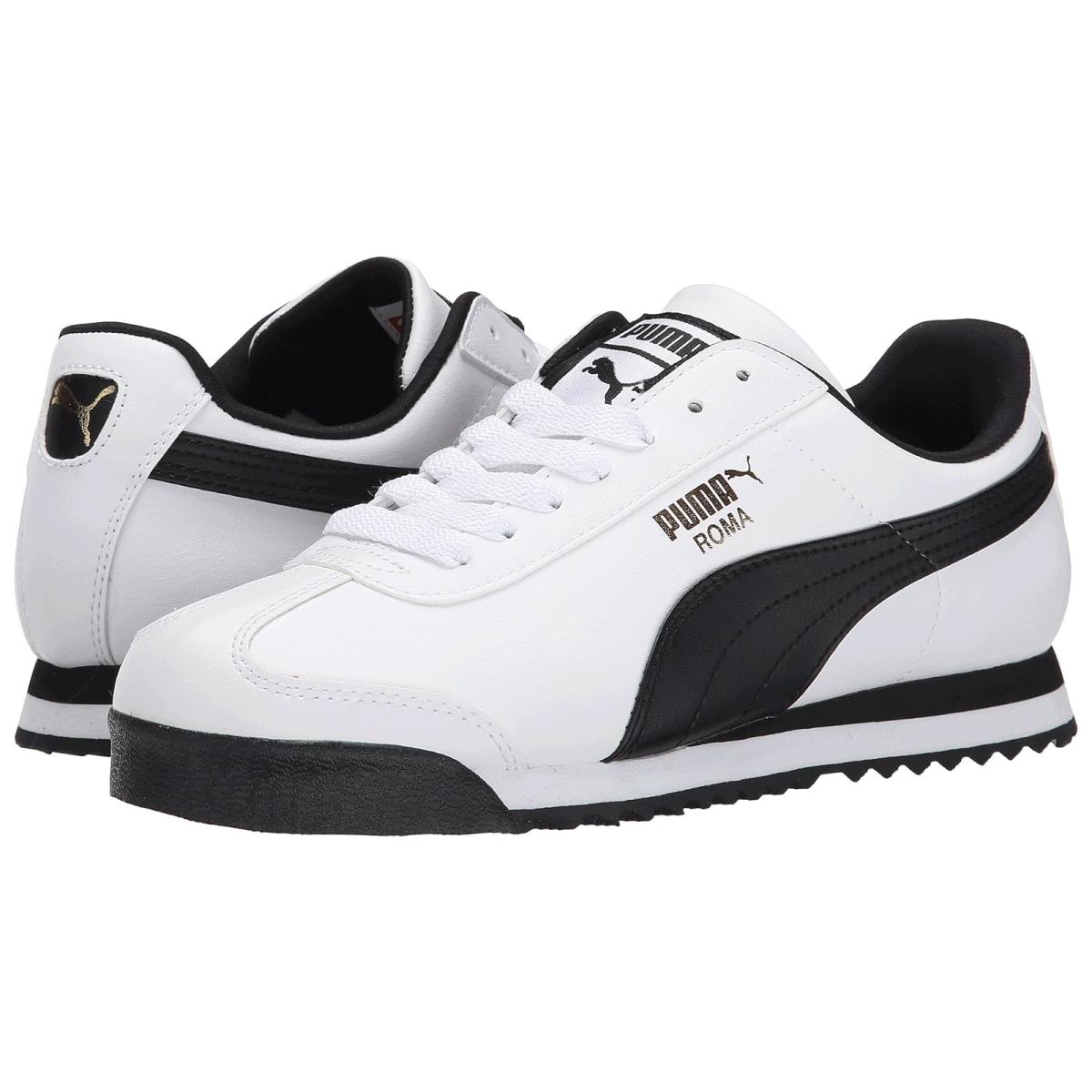 Man`s Sneakers Athletic Shoes Puma Roma Basic - White/Black