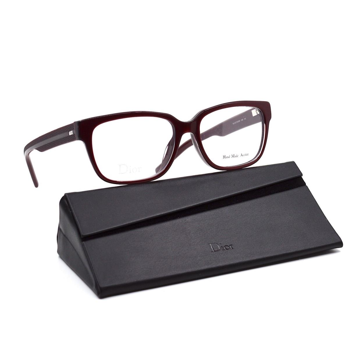 Dior Homme Blacktie 189F 98P Burgundy Grey Eyeglasses Frame 55-17-145 RX