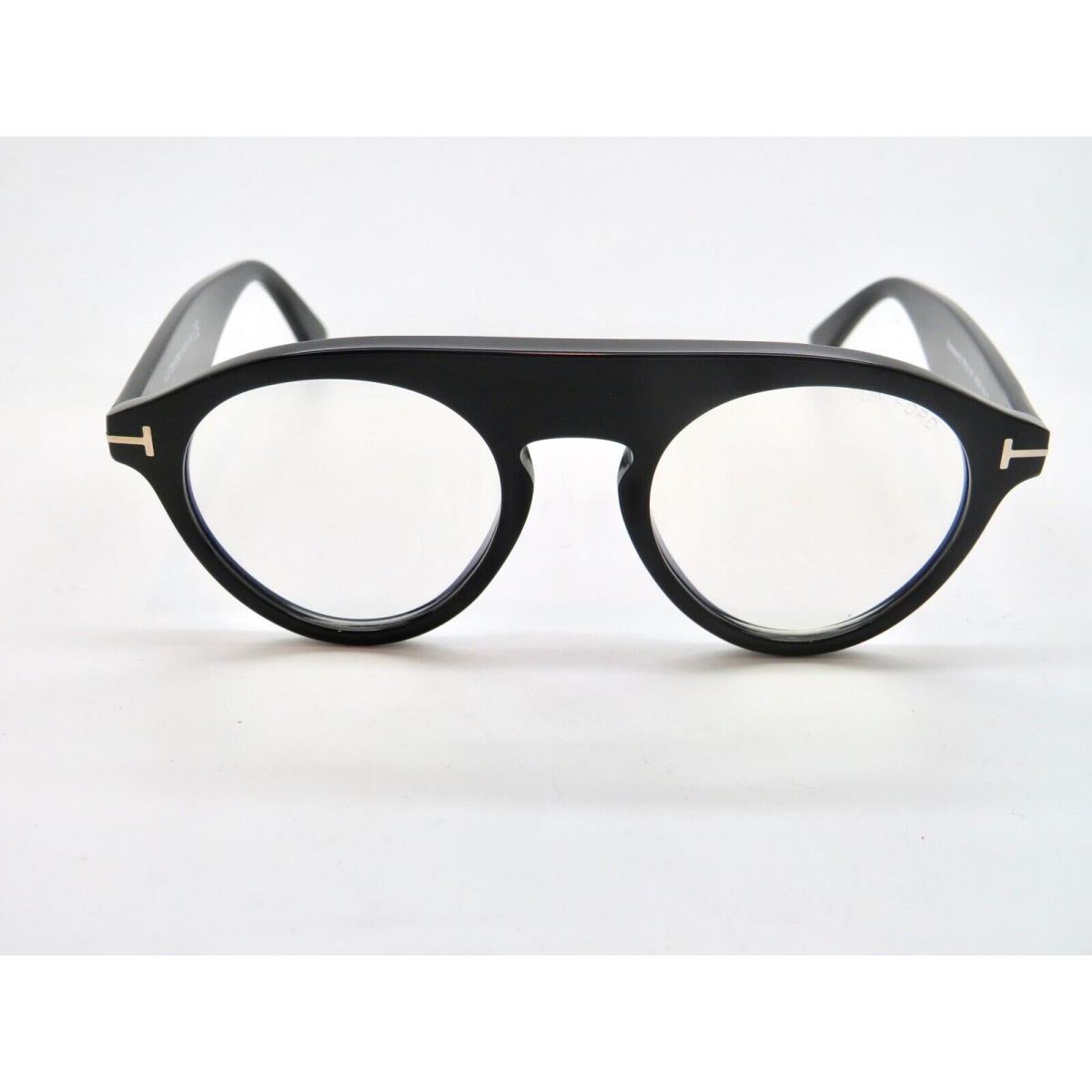 Tom Ford eyeglasses  - Shiny Black Frame, Clear Demo Lens 0