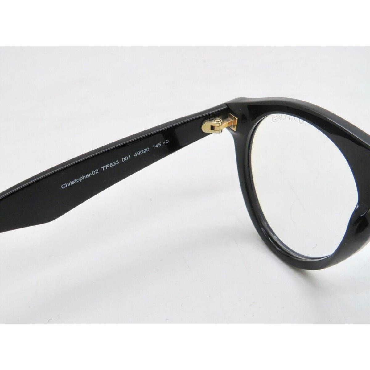 Tom Ford eyeglasses  - Shiny Black Frame, Clear Demo Lens 2