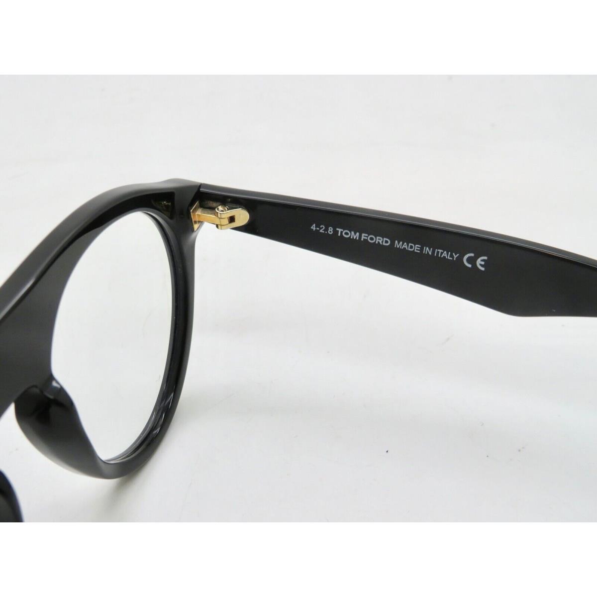 Tom Ford eyeglasses  - Shiny Black Frame, Clear Demo Lens 3