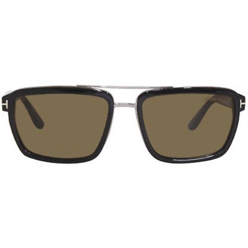 Tom Ford sunglasses  - Black Frame, Brown Lens 0