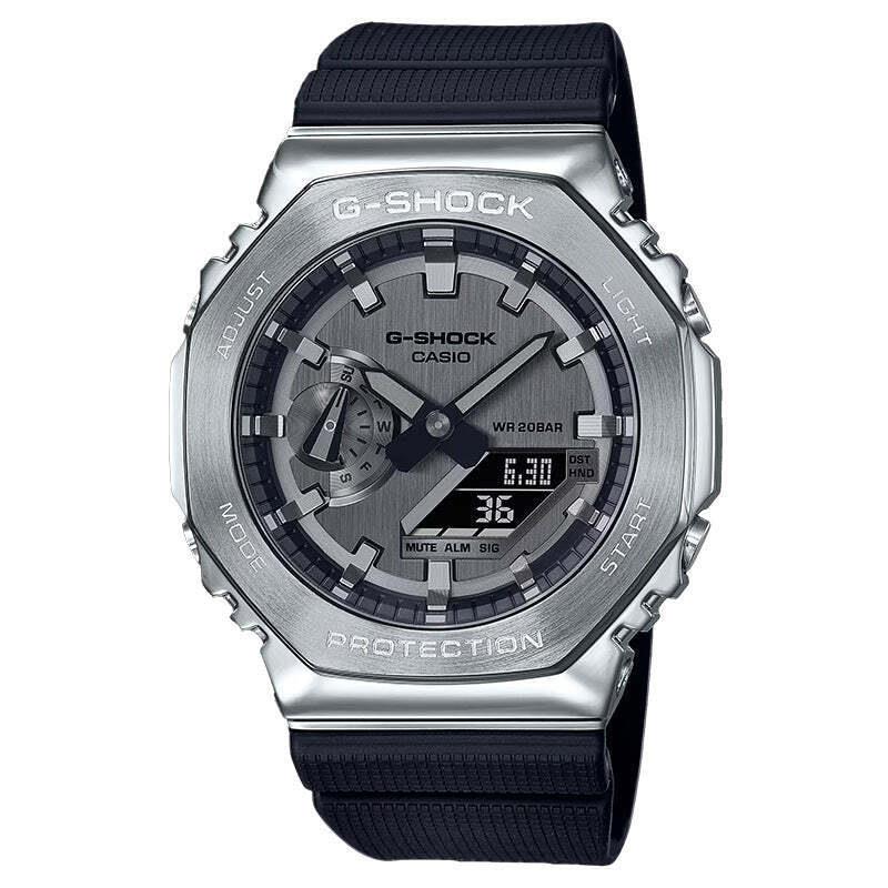 Casio G-shock GM-2100-1A GM2100 Steel Bezel Casioak A/d Watch