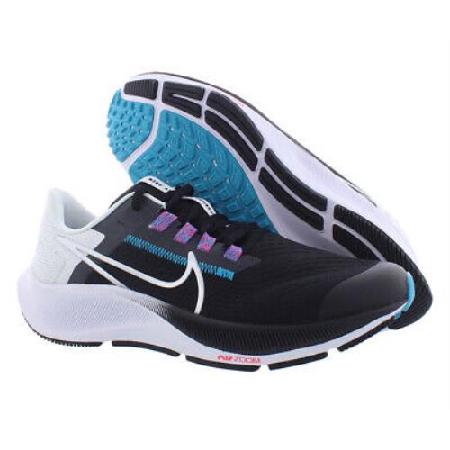 Nike Air Zoom Pegasus 38 Boys Shoes Size 5.5 Color: Black/white/purple