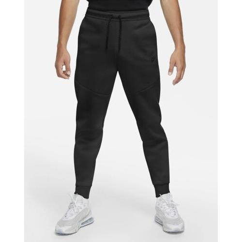 Nike Sportswear Tech Fleece Jogger Pants CU4495-010 Black Men`s Xl-tall Xlt