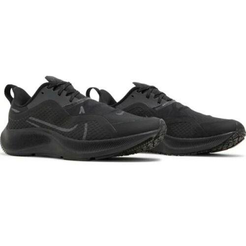 Nike Air Zoom Pegasus 37 Shield Womens Size 6 Running Shoes CQ8639-001 - Black