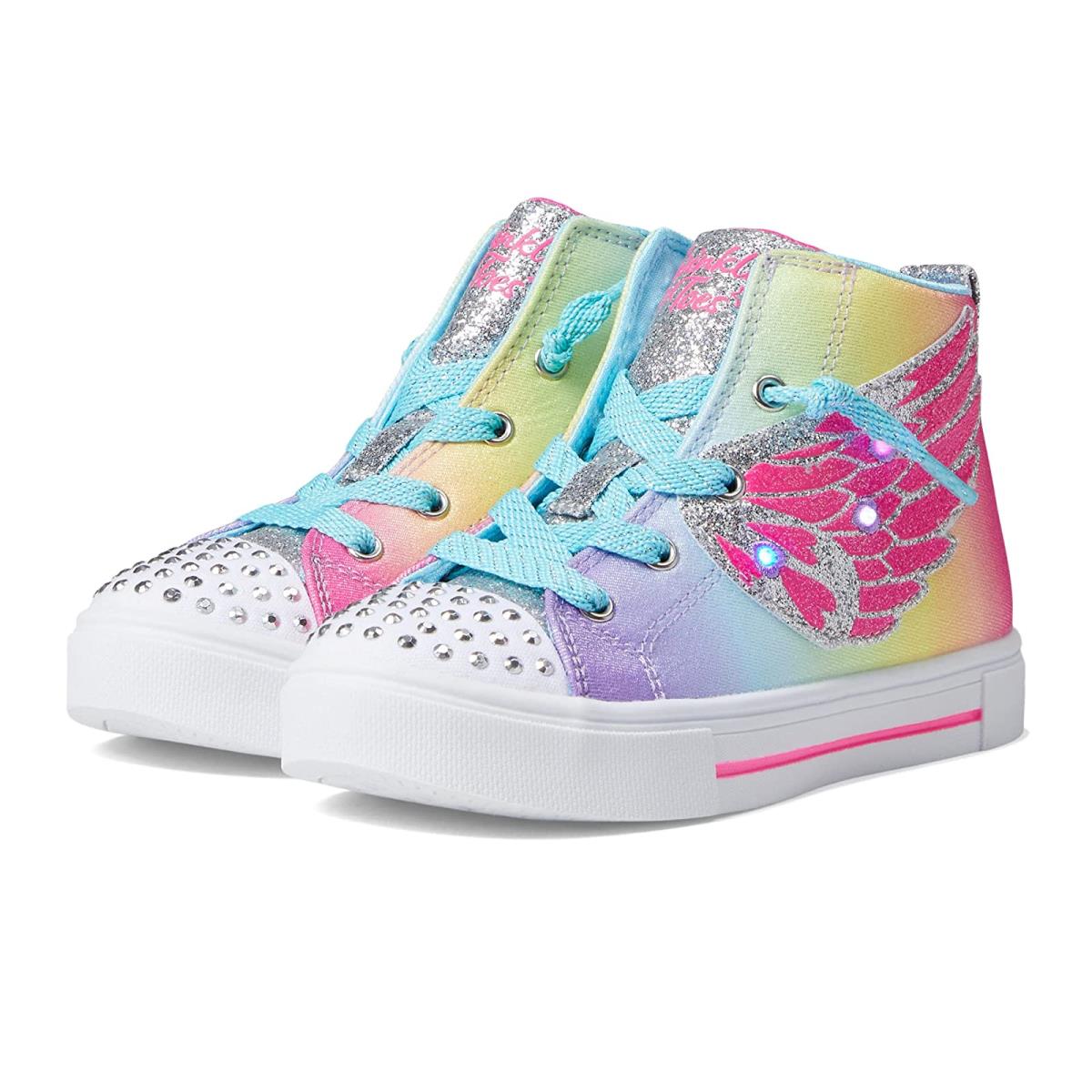 Girl`s Shoes Skechers Kids Twinkle Toes - Twinkle Sparks 314785N Toddler Multi