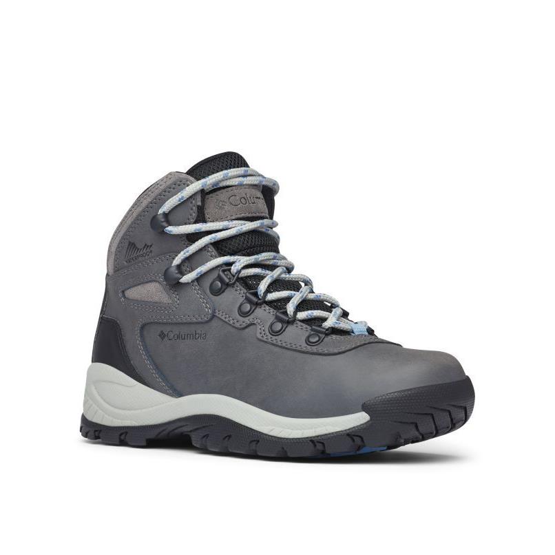 Columbia Womens Newton Ridge Plus Waterproof Hiking Boots Quarry Gray Shoe 6-10