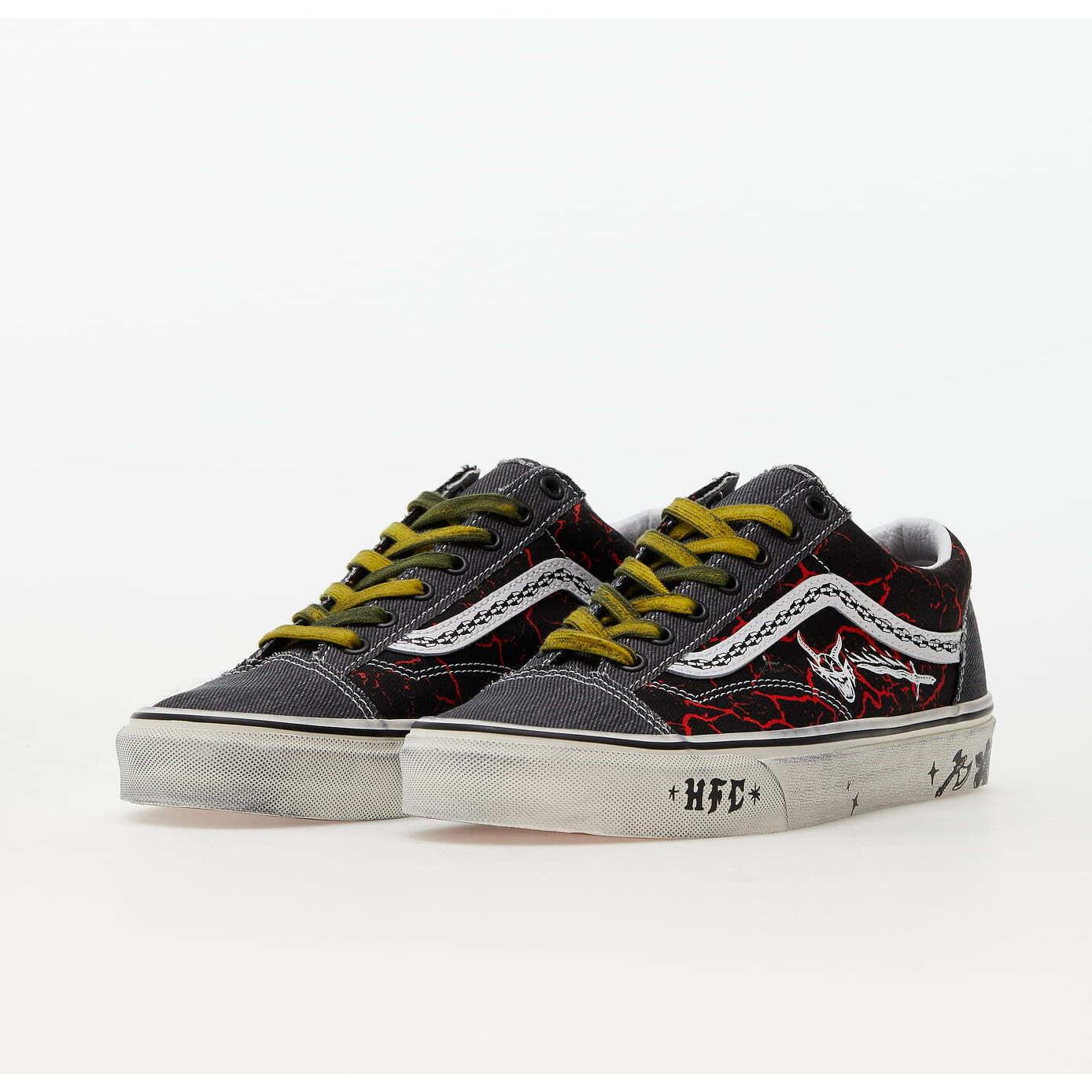 Vans x Stranger Things Style 36 VN0A3DZ3Y091 Black Red Shoes Sneakers