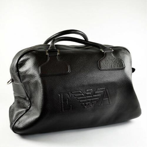 Emporio Armani Large Dark Brown Men`s Brief-case / Brief Case / Travel Bag