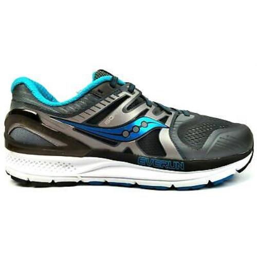 Saucony Women`s Running Shoes Redeemer Iso 2 Gray Black Blue Size 12