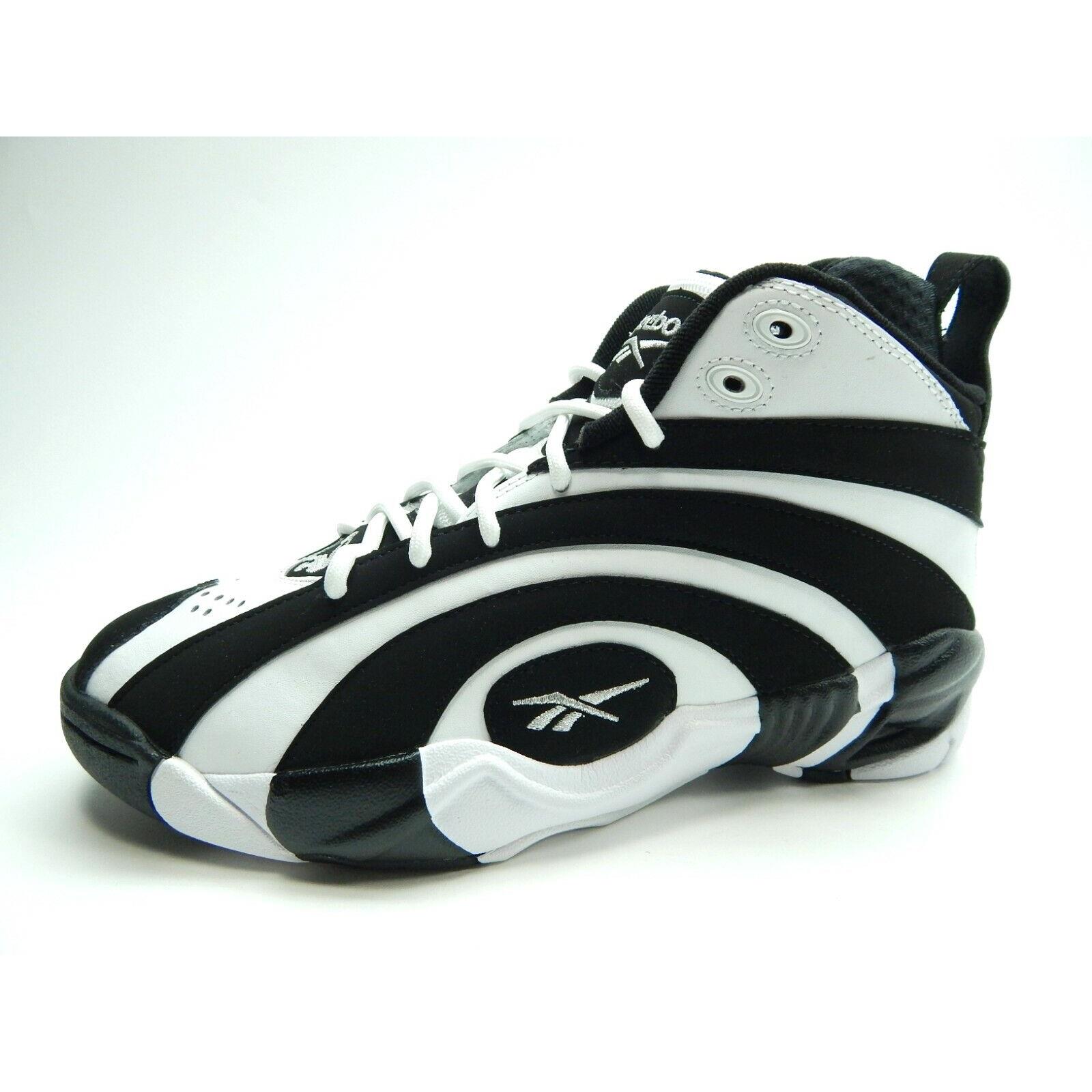 Reebok Shaqnosis EF3069 Black White Silver Basketball Men Shoes Size 5