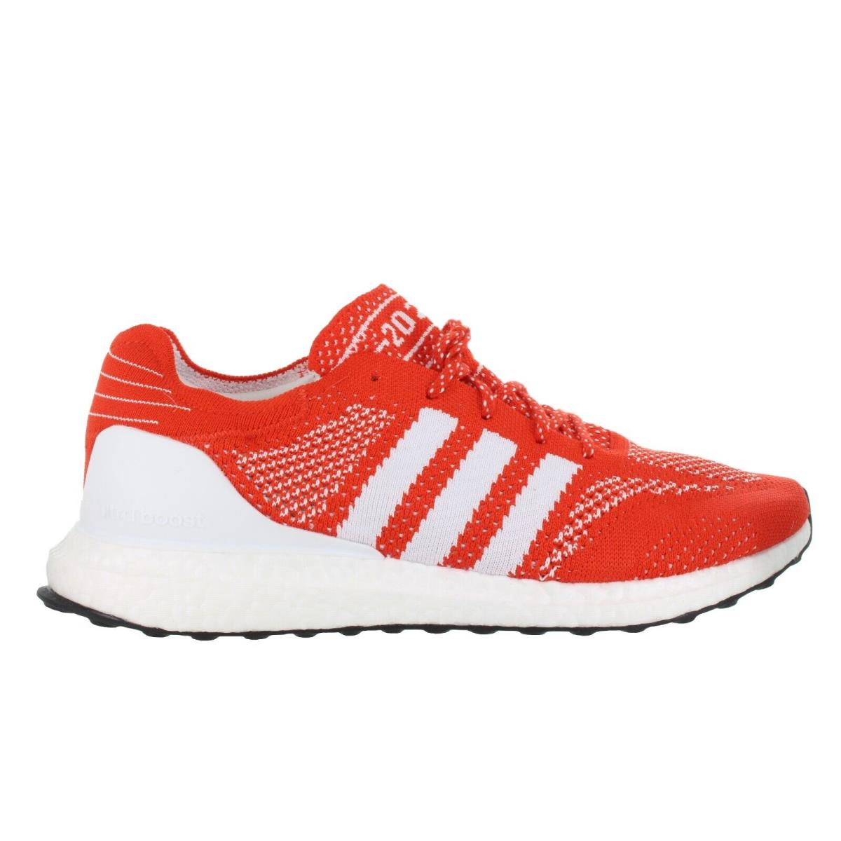 Adidas Men`s Ultraboost Dna Prime Red - White Running Shoes Multiple Size - Active Red, Cloud White, Core Black