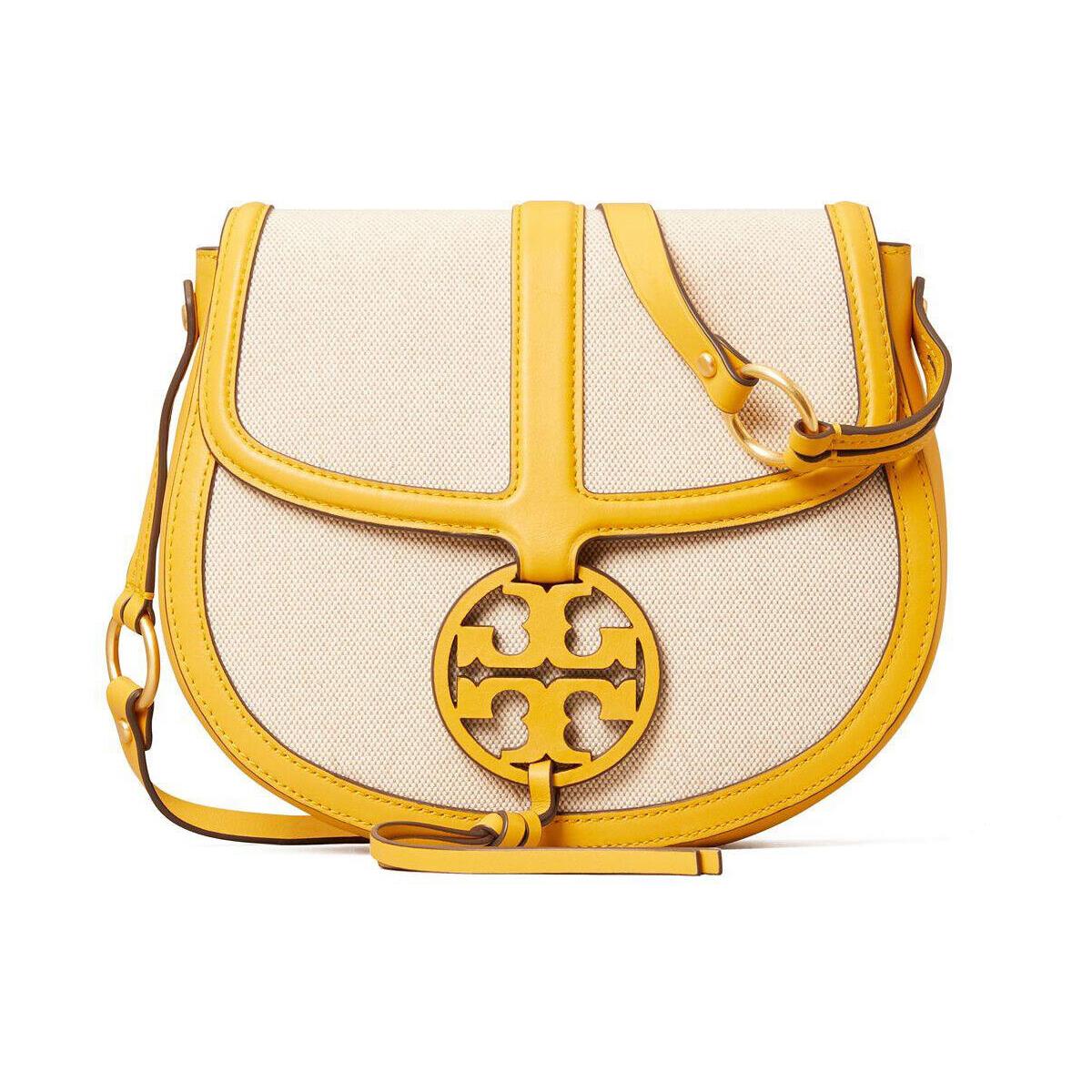 tory burch miller canvas quadrant saddlebag