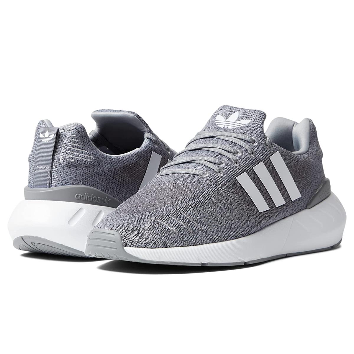 Man`s Sneakers Athletic Shoes Adidas Originals Swift Run 22 Grey/White/Grey