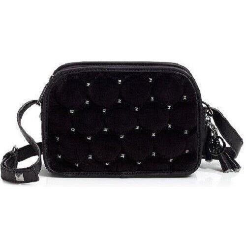 Juicy Couture Rare Frannie Mini Steffi Studded Crossbody Bag Black