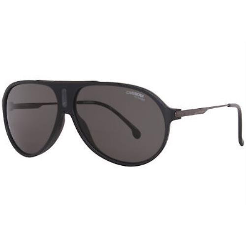 Carrera HOT65 003M9 Sunglasses Matte Black/polarized Grey Lenses Pilot 63mm