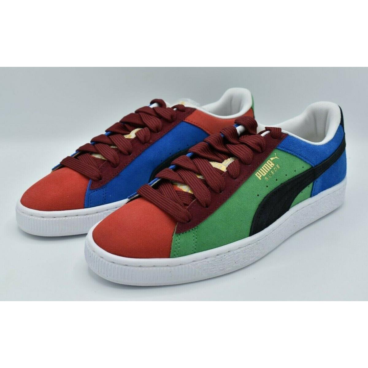 Puma Men Sz 10.5 Suede Multicolor Iconic Casual Shoes Sneakers 381773 02