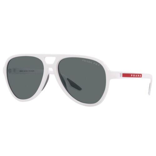 Prada PS 06WS-TWK02G 59 Linea Rossa Sunglasses White Frame Grey Lens - Prada  sunglasses - 8056597128731 | Fash Brands