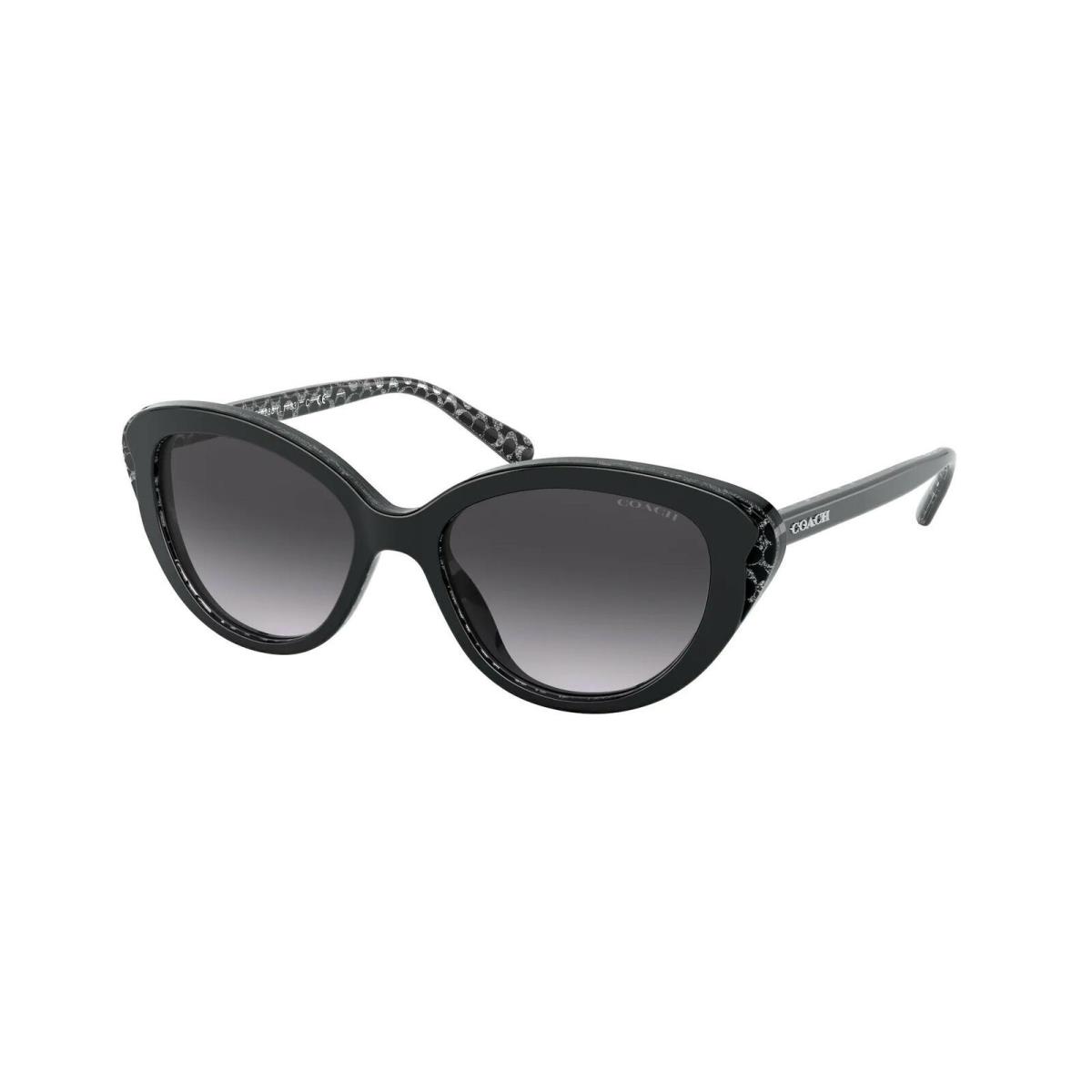 Coach Sunglasses - OHC8288 55828G- Black Frame/gray Lens 52 MM