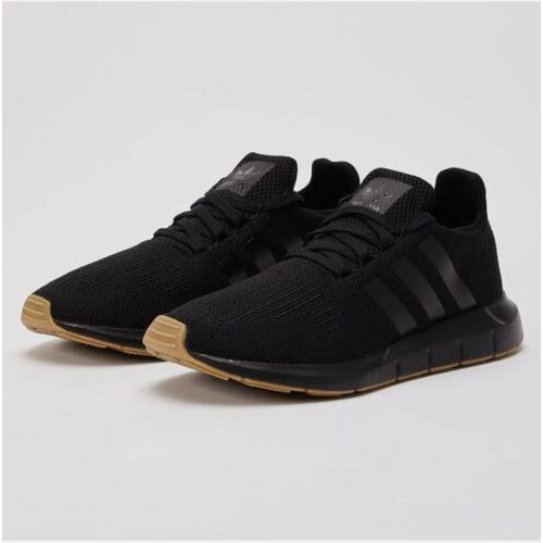 Adidas Swift Run Athletic Sneaker Black Gum Casual Shoes DB3603 Men`s Size 10