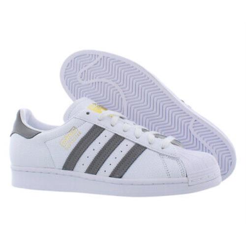 Adidas Originals Superstar.jd Mens Shoes Size 8 Color: White/grey/gold