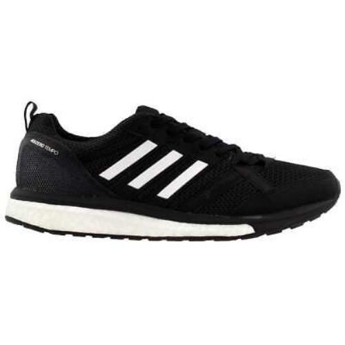 Adidas B37423 Adizero Tempo 9 Mens Running Sneakers Shoes - Black - Size 8.5