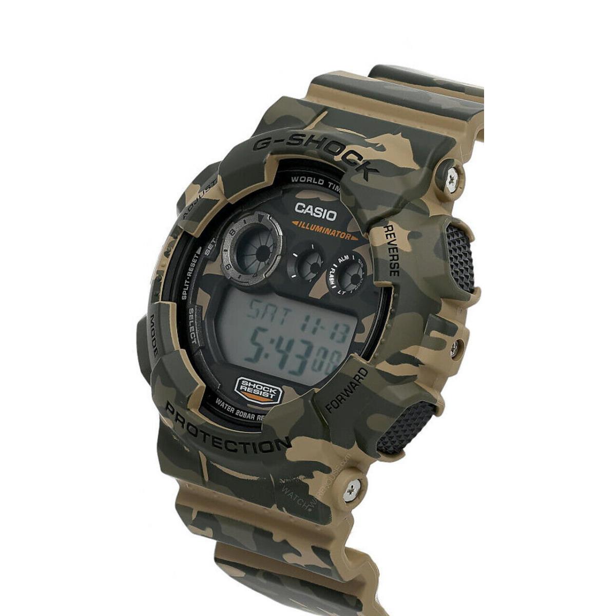 tilbede spisekammer Fremsyn Casio G-shock World Time Digital Camo Men`s Watch GD120CM-5 - Casio watch -  0079767993382 | Fash Brands