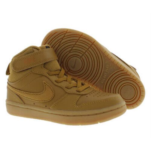 Nike Court Borough Mid 2 Ac Boys Shoes Size 11 Color: Beige