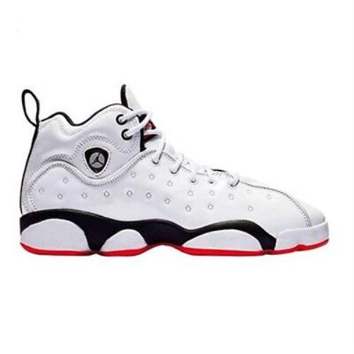 Youth Nike Jordan Jumpman Team II Basketball Shoes White/black Infrared 6Y