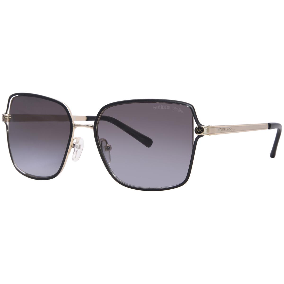 Michael Kors Cancun MK1087 10058G Sunglasses Women`s Black/grey Gradient 56mm