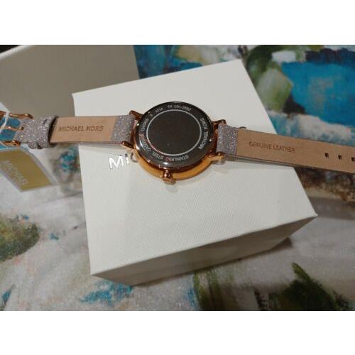 michael kors glitter strap watch