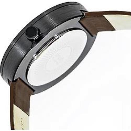 Simplify watch  - Gray Dial, Brown Band, Black Bezel 0