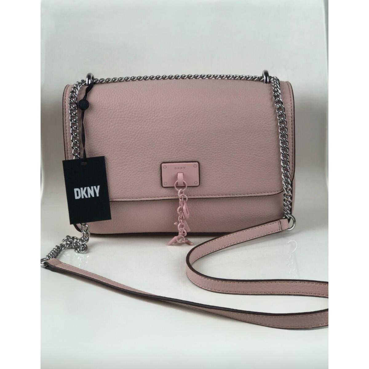 Dkny Cleo MD Shoulder Bag In Blush Pink Chain 2 Ways Crossbody