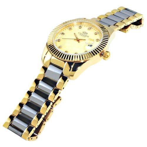 Oniss watch  - Gold Dial, Gold tone, Stainless Steel & Tungsten band Band 1