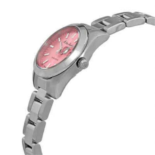 Tissot watch  - Pink Dial, Silver-tone Band 0