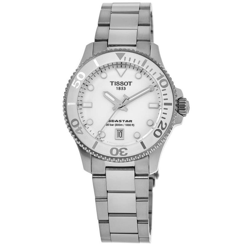 Tissot Seastar 1000 White Dial Steel Unisex Watch T120.210.11.011.00