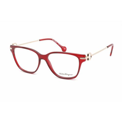 Salvatore Ferragamo SF2864 604 Burgundy Gold 53mm Eyeglasses