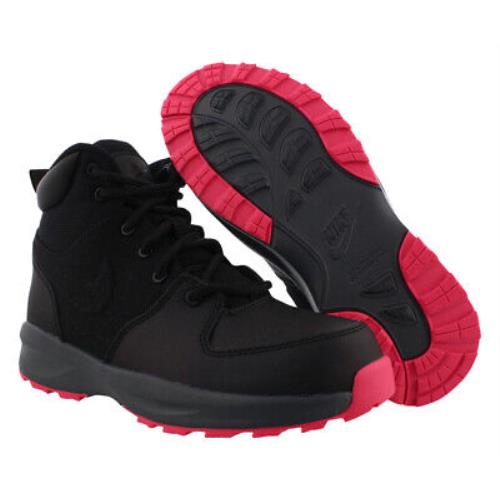 Nike Manoa Girls Shoes Size 1.5 Color: Black/hyper Pink