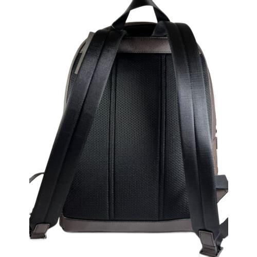 Michael Kors Cooper Backpack Center Stripe MK Brown Neon