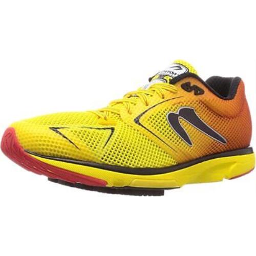 Newton Men`s Distance 9 Running Shoes Yellow/black 12 D M US