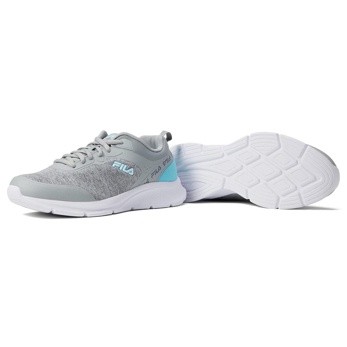 Woman`s Sneakers Athletic Shoes Fila Memory Speedchaser 3 Highrise Heather/Angel Blue/White